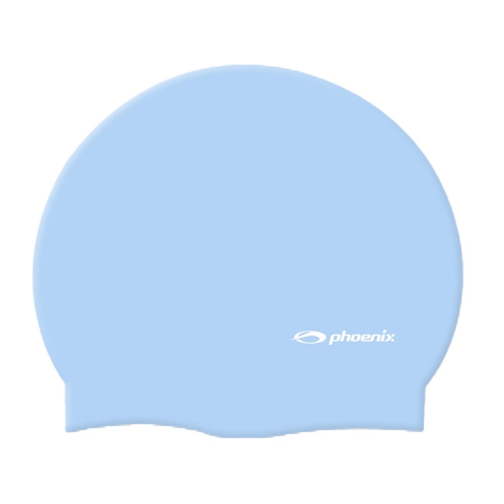 피닉스 실리콘 로고 수모(솔리드형) 라이트블루 [PSC-02] 수영모자 수영모 수영캡 수영용품 
